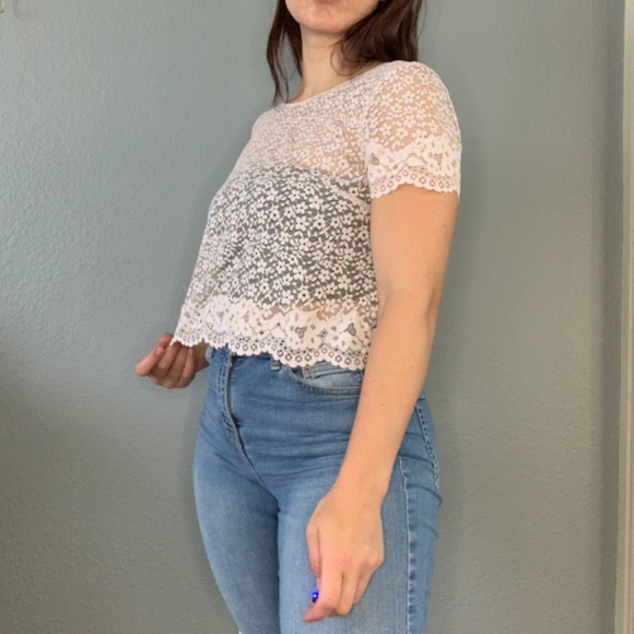 Lacy, Light Pink Top - Picture 5 of 7